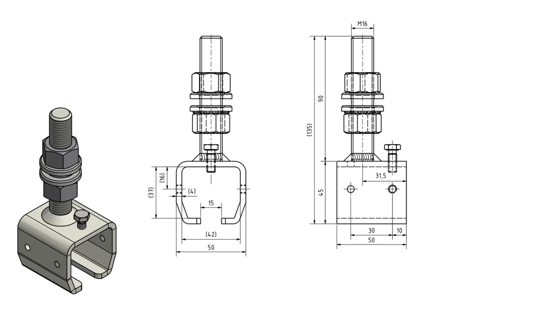 Muffe H/S verstellbar Gr. 1 MEA 10335510